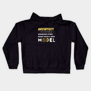 Architect in a nutshell Unisex Kids Hoodie